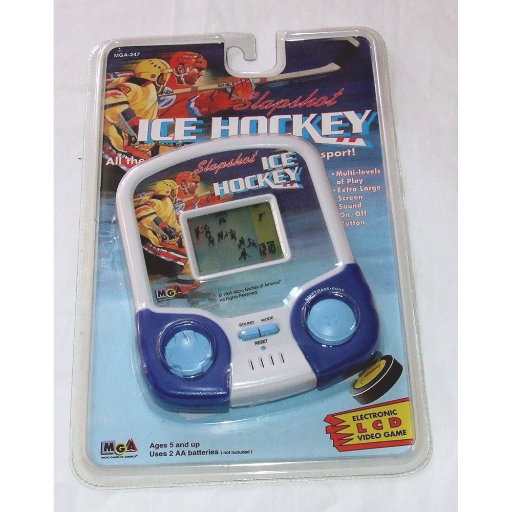 Slapshot Ice Hockey Electronic LCD Video‎ Game MGA Handheld Ages 5+ New